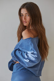 Blue On-the-go Pullover Top