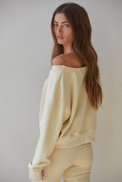 Yellow On-the-go Pullover Top