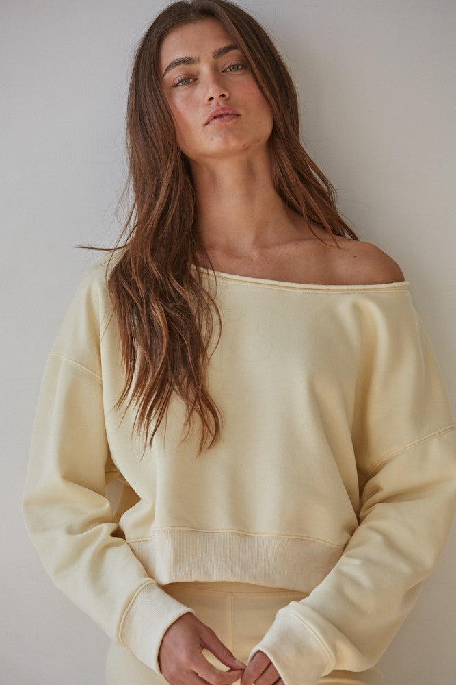 Yellow On-the-go Pullover Top