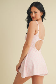 Pink Bow Sporty Dress