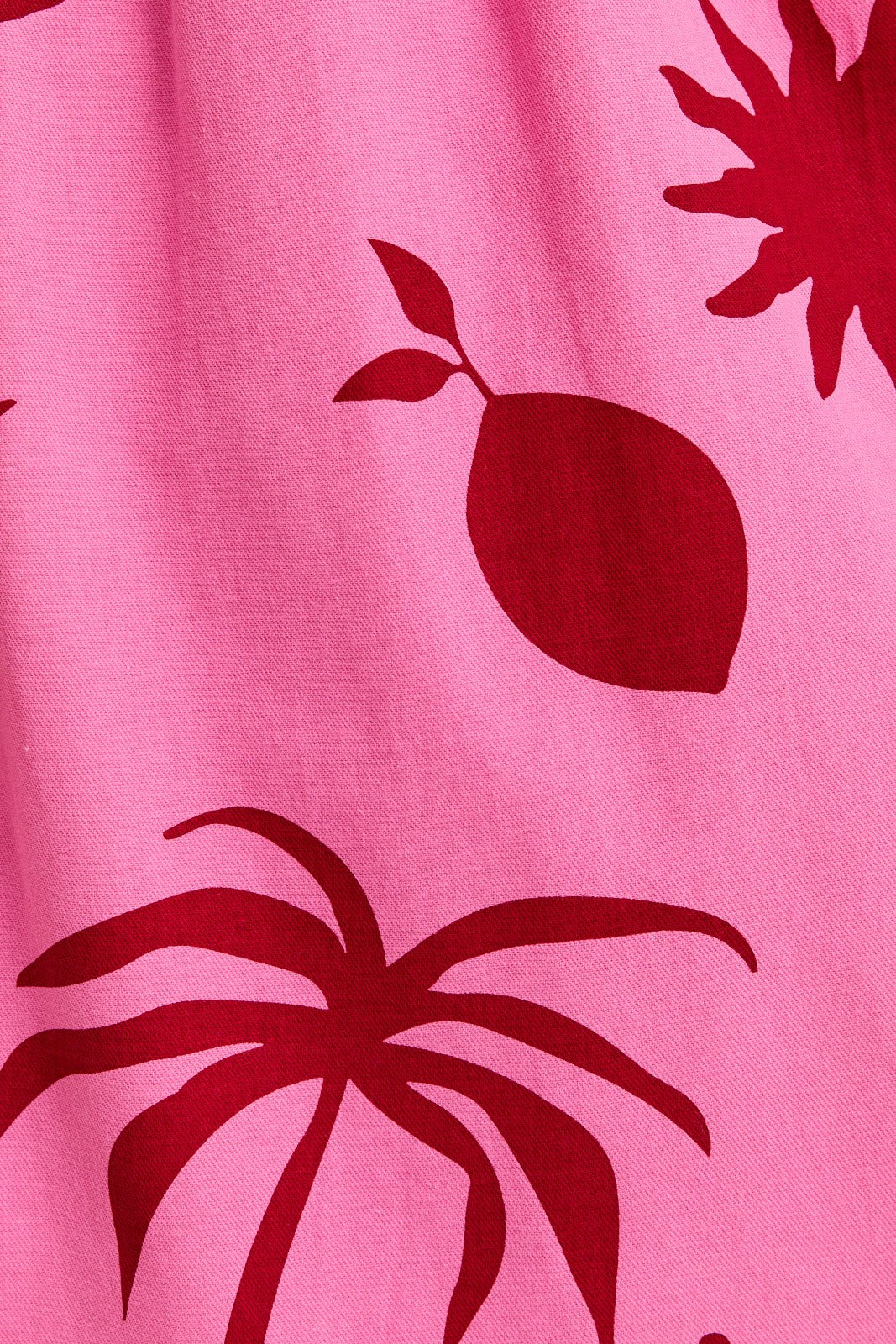 Pink Tropical Babydoll Dress