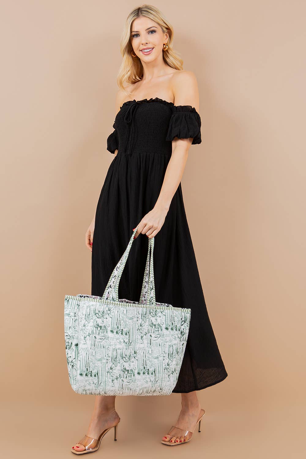 Cabana Quilted Tote Bag