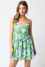 Alice Green Floral Dress