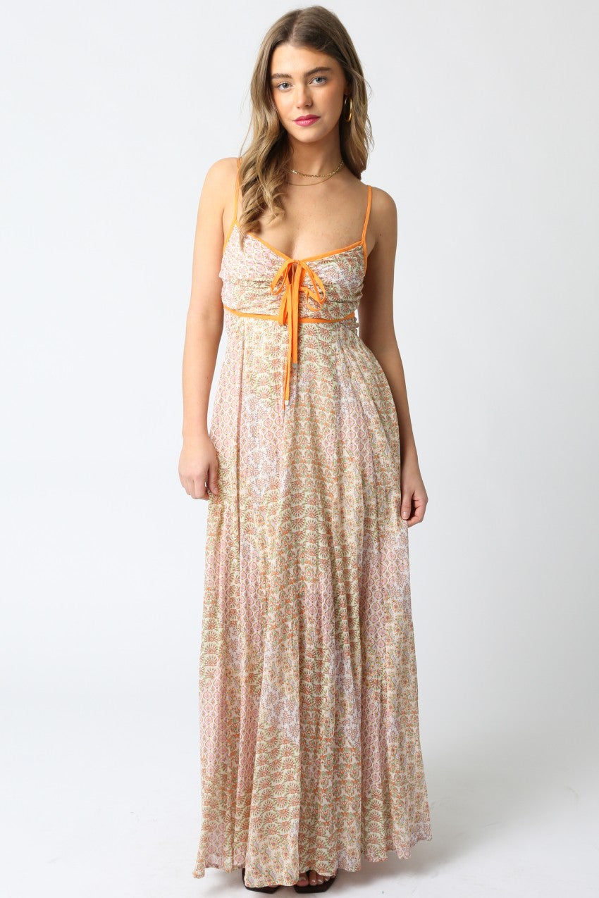 Emma Orange Dress