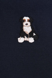 Puppy Embroidered Baby Tee