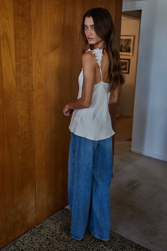 Pearl Love Notes Satin Top
