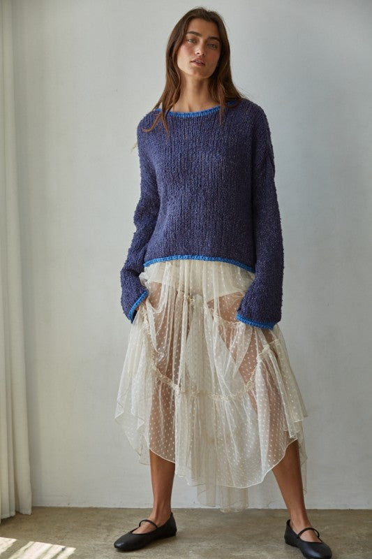 Navy Dreamscape Sweater