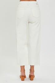 Cream Wide Leg Jeans RDP5506HD