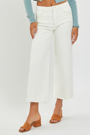 Cream Wide Leg Jeans RDP5506HD