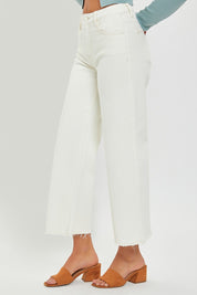 Cream Wide Leg Jeans RDP5506HD