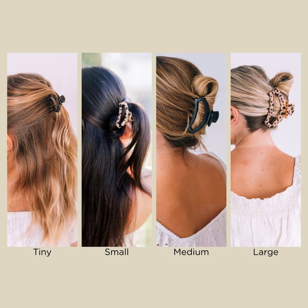 Almond Beige Tiny Open Hair Clip