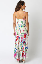 White Kaylee Floral Maxi Dress
