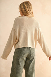Light Weight Cream Sweater