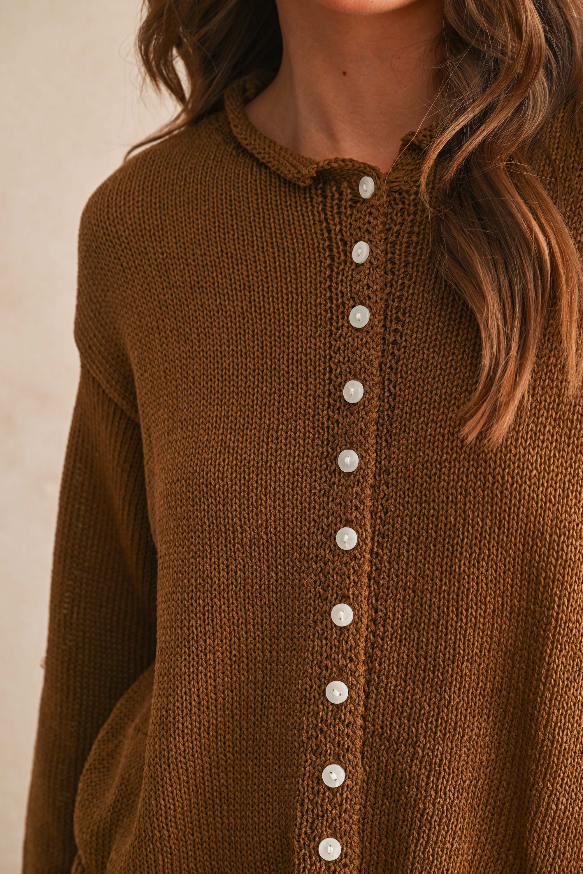 Light Weight Brown Sweater