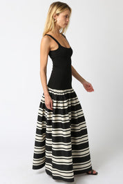 Elina Stripe Maxi Dress