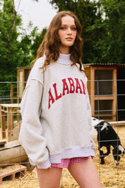 PRE-ORDER Alabama Reversible Mock Neck Sweatshirt