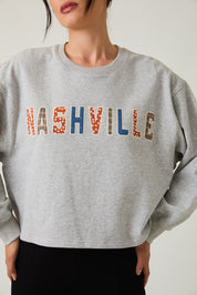 "Nashville" Patch Crewneck