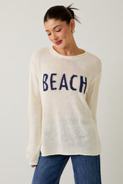 Cream Beach Lt Sweater