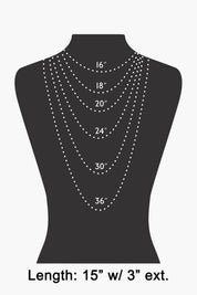 Intricate Heart Pendant Chain Necklace