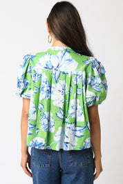 Maia Floral Bubble Top