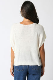 White Ali Knit Top