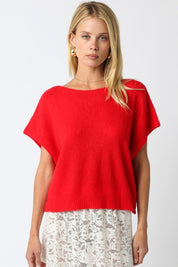 Red Ali Knit Top