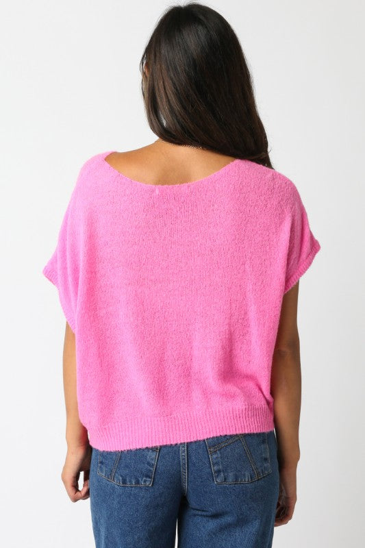 Pink Ali Knit Top
