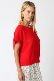 Red Ali Knit Top