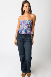 Ella Floral Tube Top