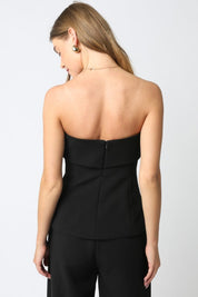 Black Emelia Tube Top