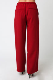 Red Emelia Pants