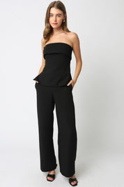Black Emelia Tube Top