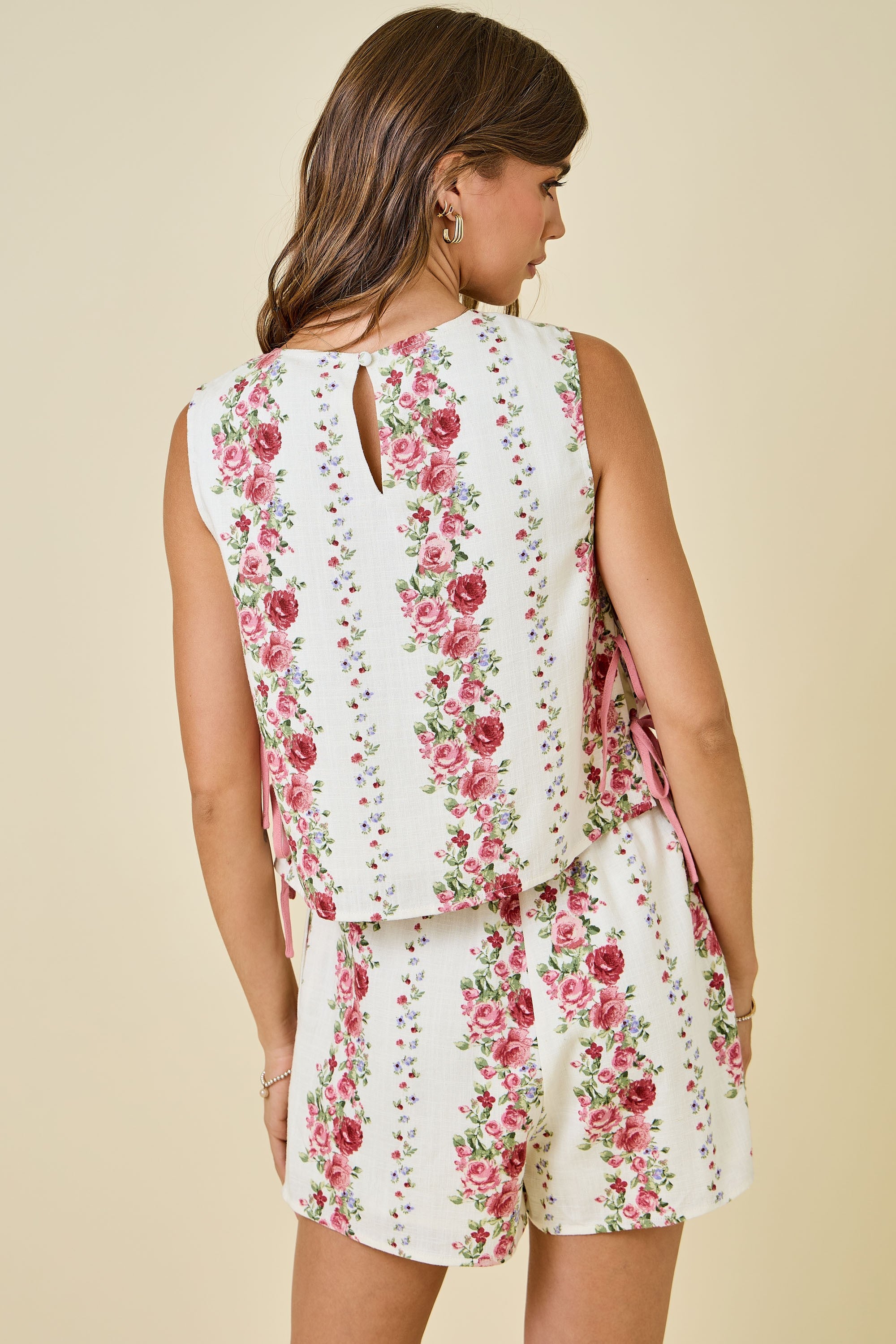 Floral Print Tie Set