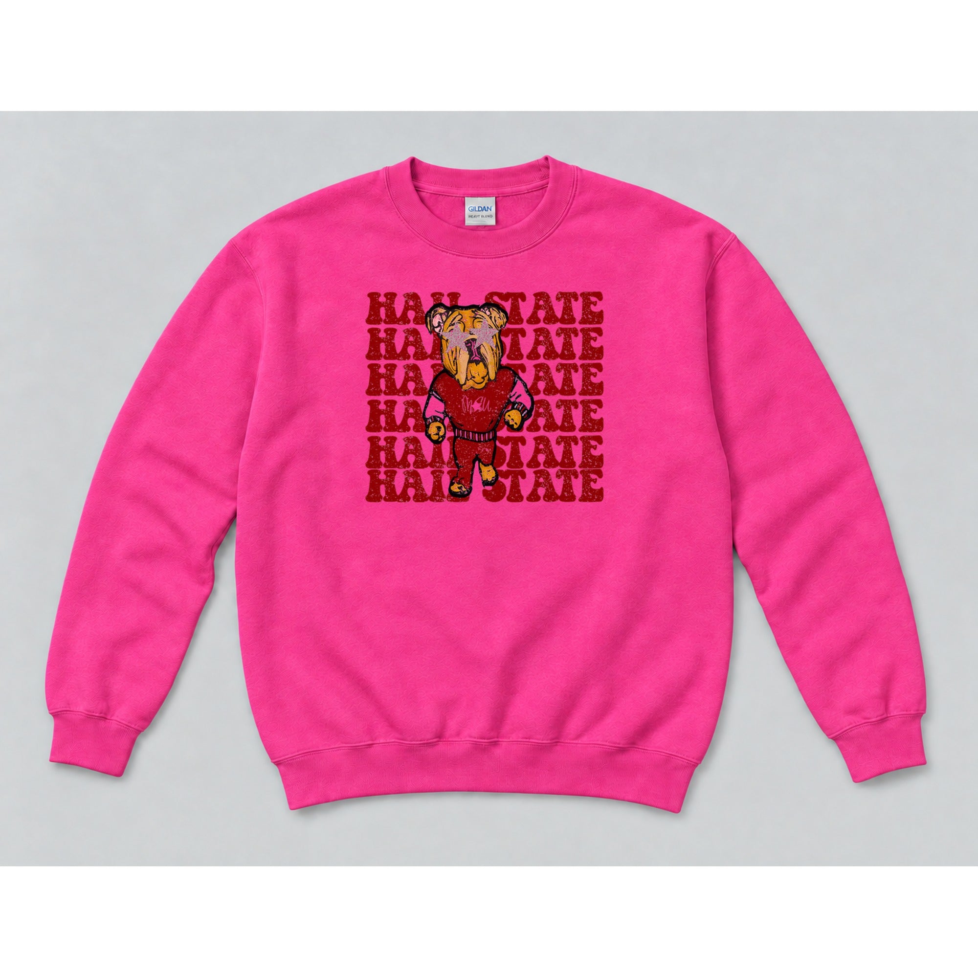 Crewneck Hot Pink mockup