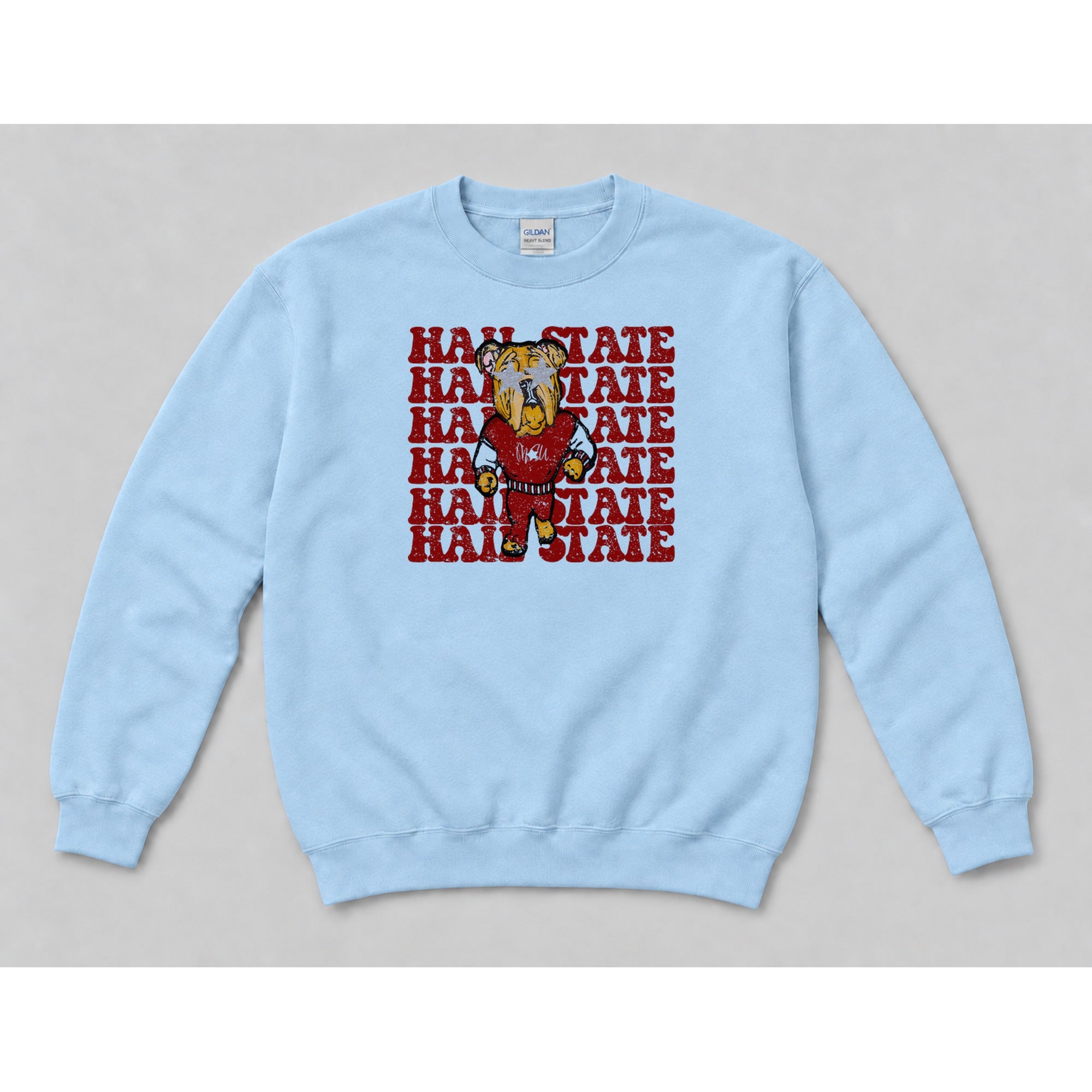 Crewneck Light Blue mockup