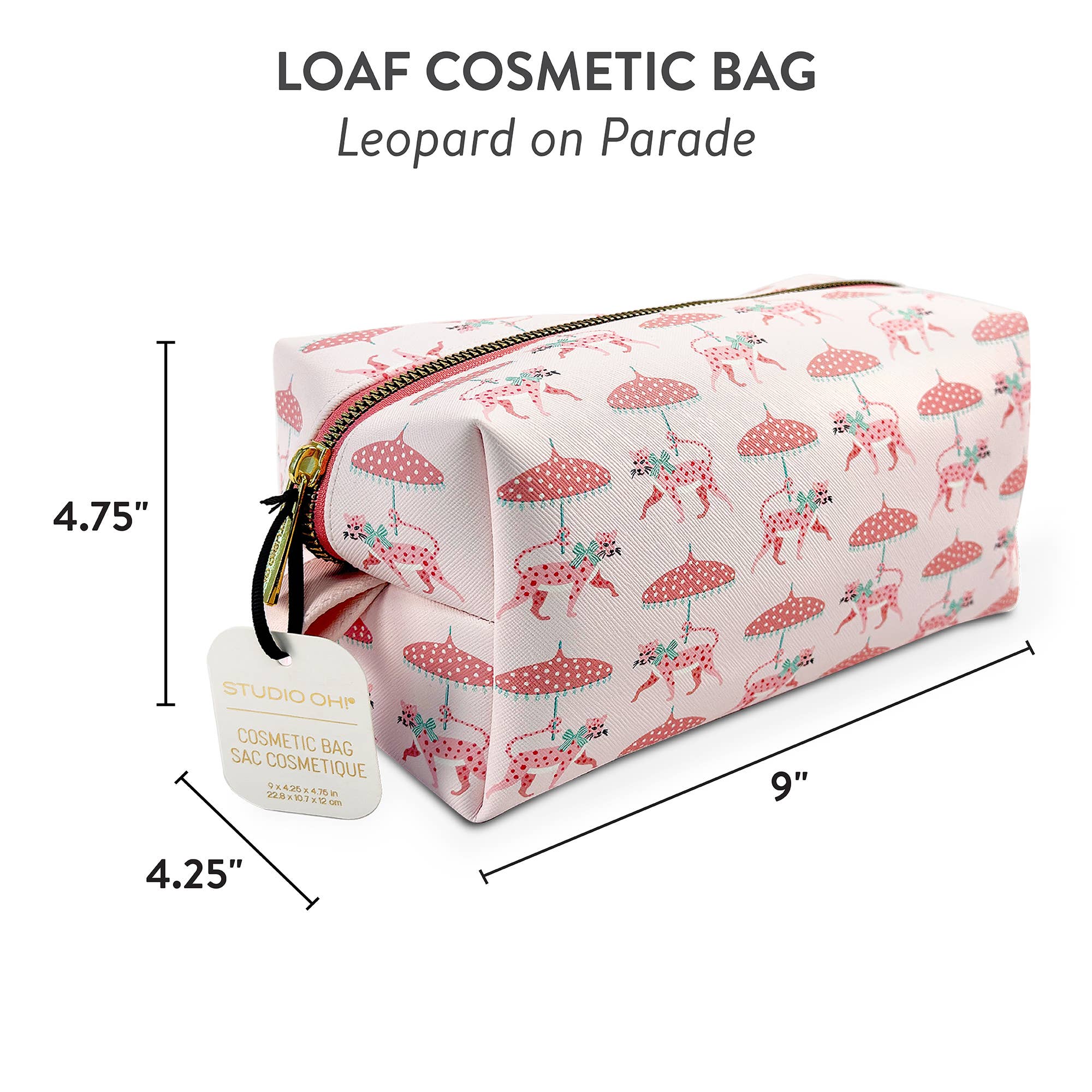 Leopard on Parade Cosmetic Pouch