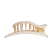 Flat Circle Hair Clip | Large | Almond Beige