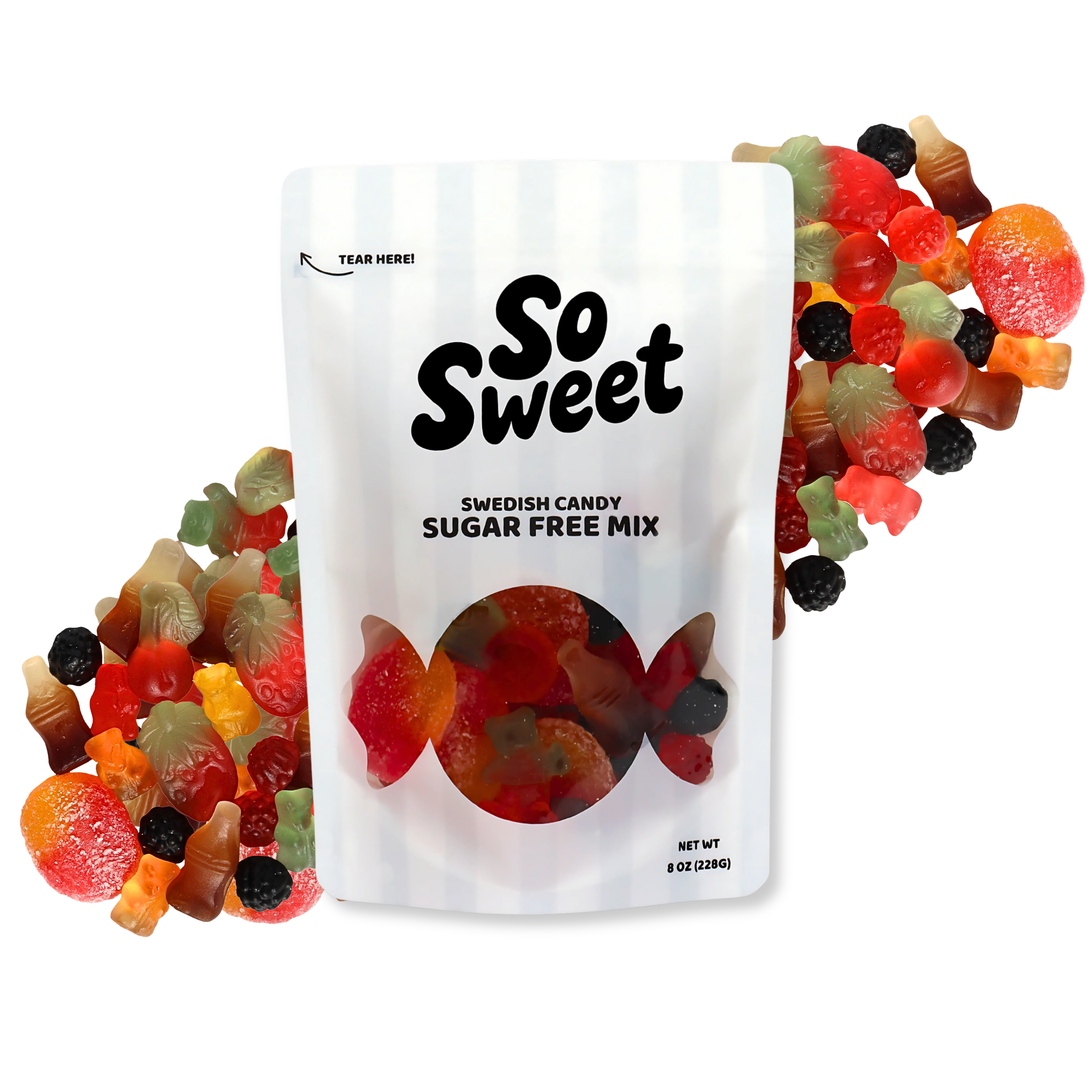 Swedish Candy Sugar-Free Mix (8 oz)