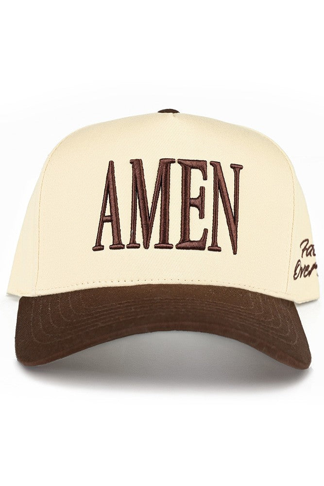 Brown Amen Hat