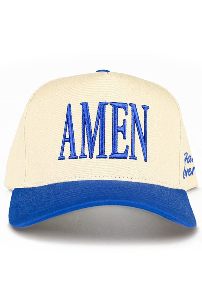 Blue Amen Hat