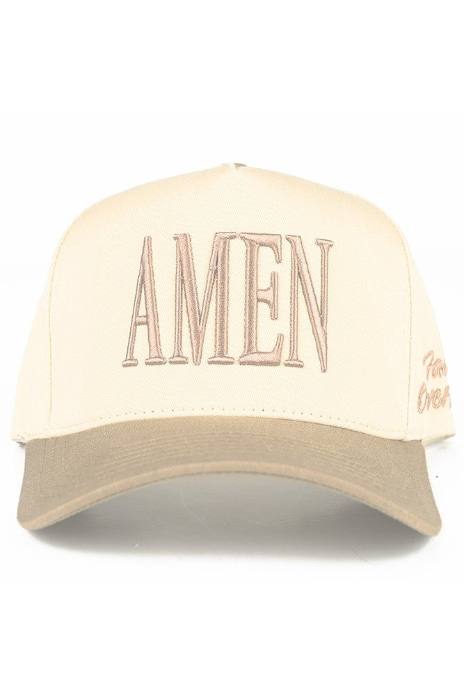 Beige Amen Hat