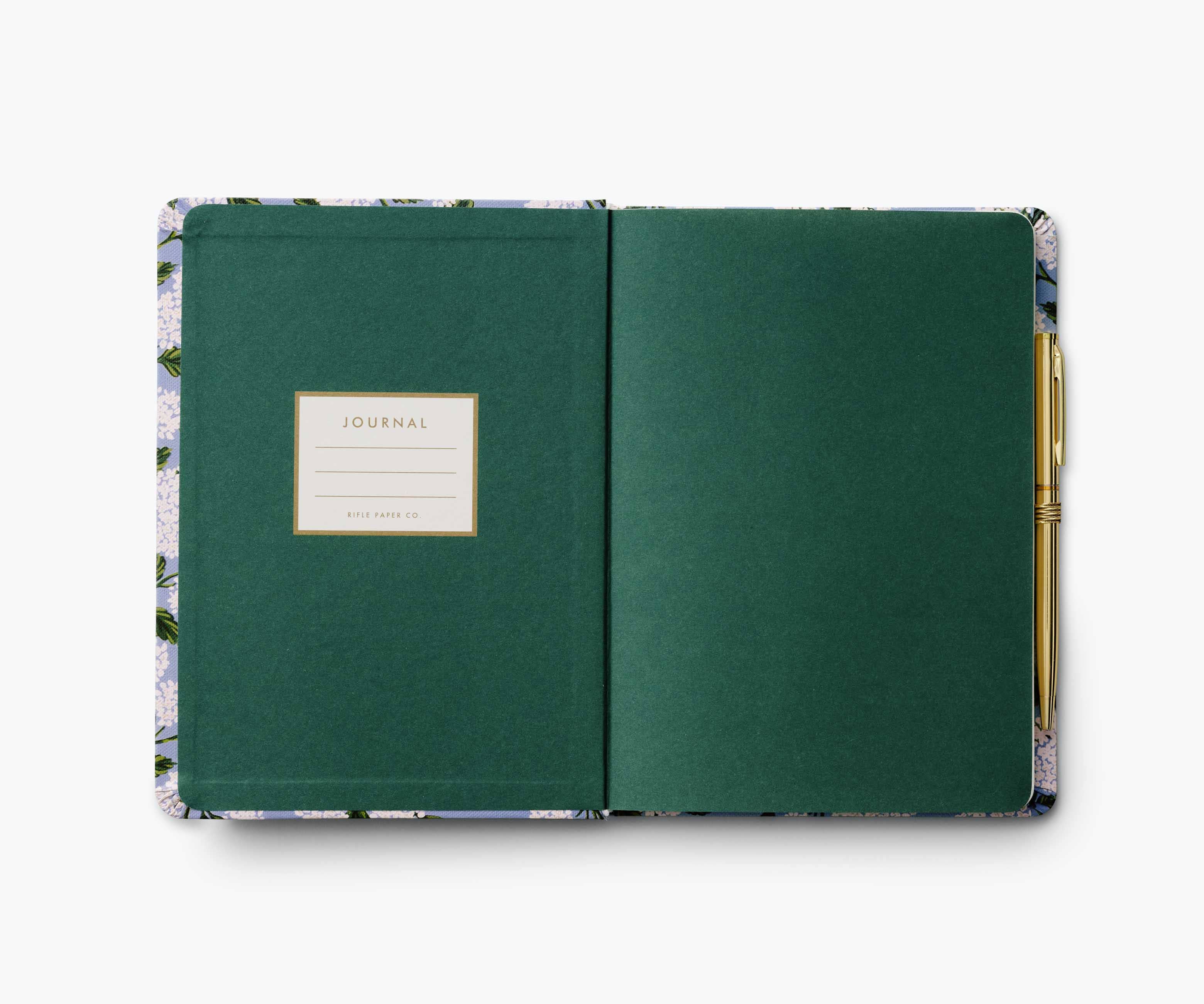 Hydrangea Journal with Pen