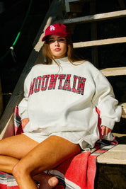 Lake & Mountain Mock-Neck Sweatshirt