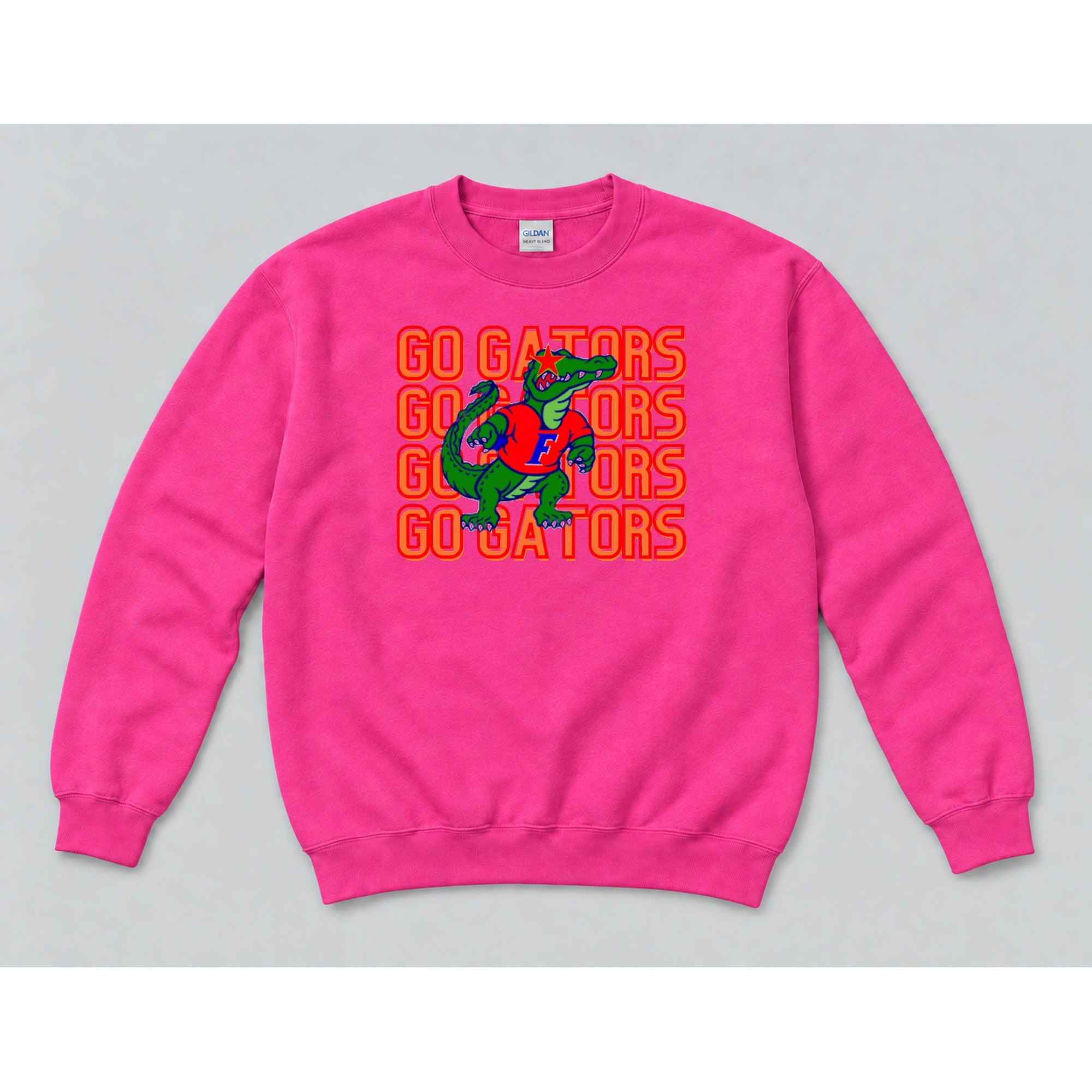 Crewneck Hot Pink mockup