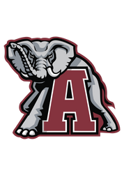 #151 - CUSTOM APPAREL — gray elephant and red a