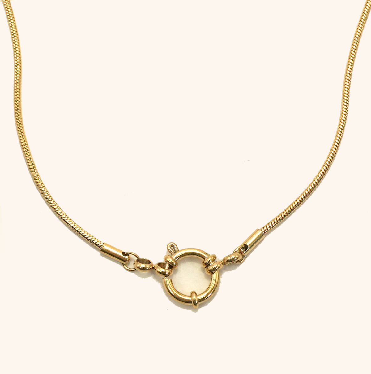 Gold Snake Chain Necklace