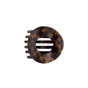 Flat Circle Hair Clip | Medium | Tortoise
