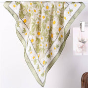 Spring Meadow Daisy Silky Banada Scarf