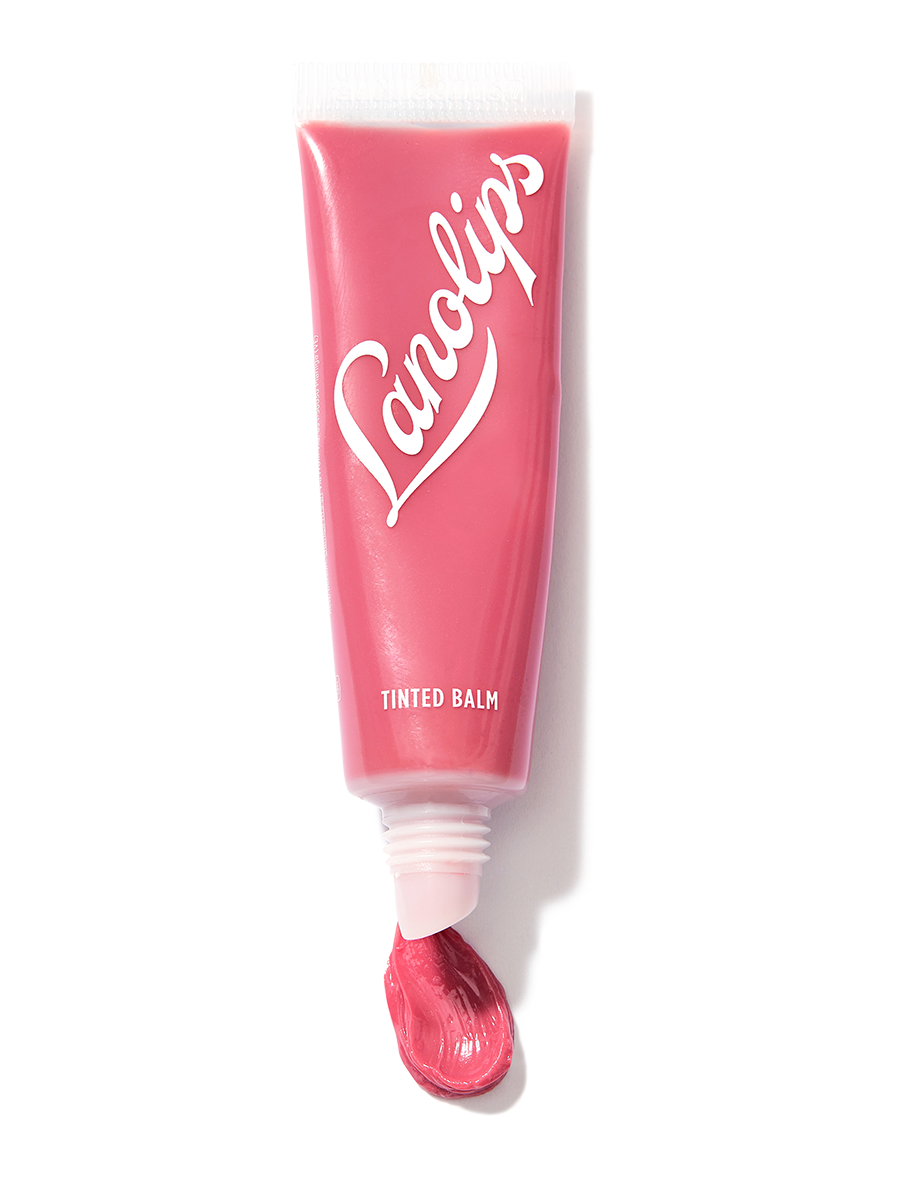 Lanolips Tinted Lanolin Lip Balm Rhubarb