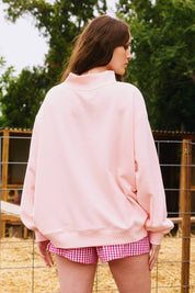 Pink Blessed Mockneck